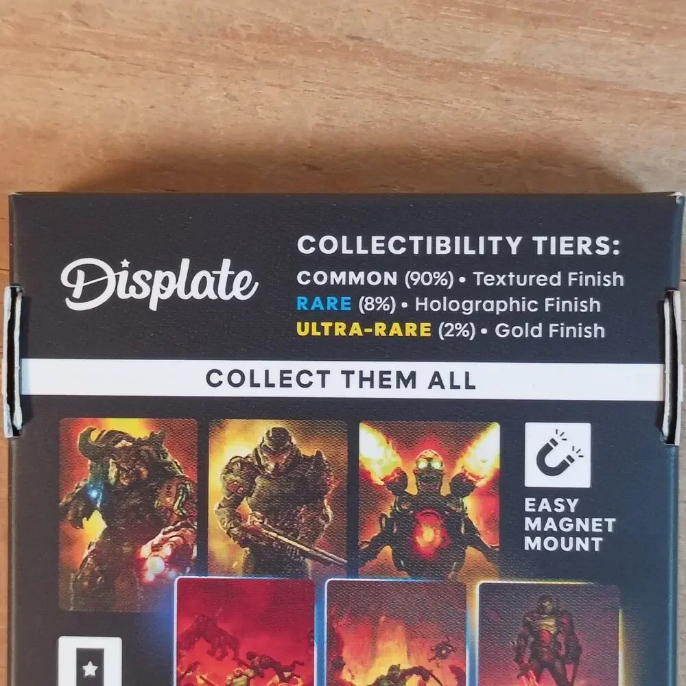 Displate DOOM Shard Secret Drop Mini Metal Print Series 001 Blind Box New Sealed